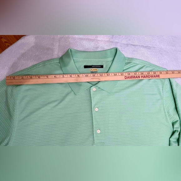 Greg Norman Collection Light Green Polo Shirt, play dry, men’s size XXXL - Picture 5 of 11